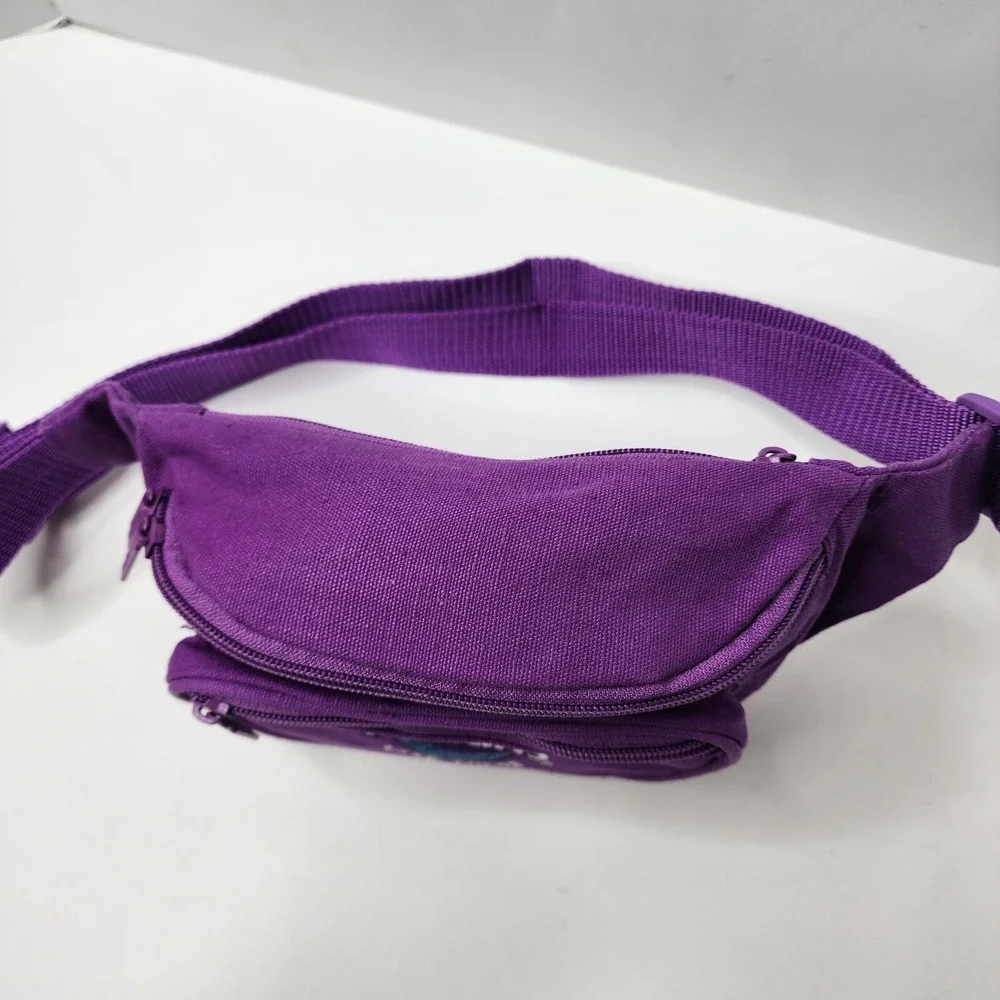 Harrah's Lake Tahoe Purple Vintage Fanny Pack Embroidered